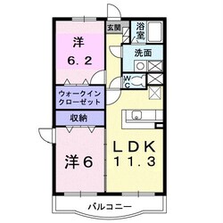 ファースト　ブリッジ上青山の物件間取画像